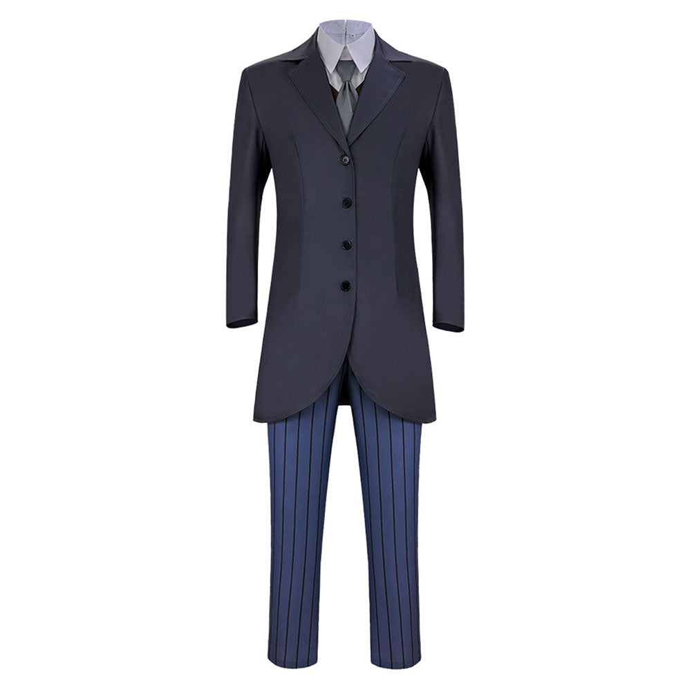 Cosplay Costume Victor Corpse Bride Suit Grey Men Halloween Carnival Party Outfits