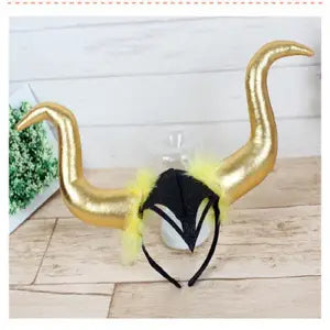 Halloween Accessories Demon Horn Headdress Demon Witch