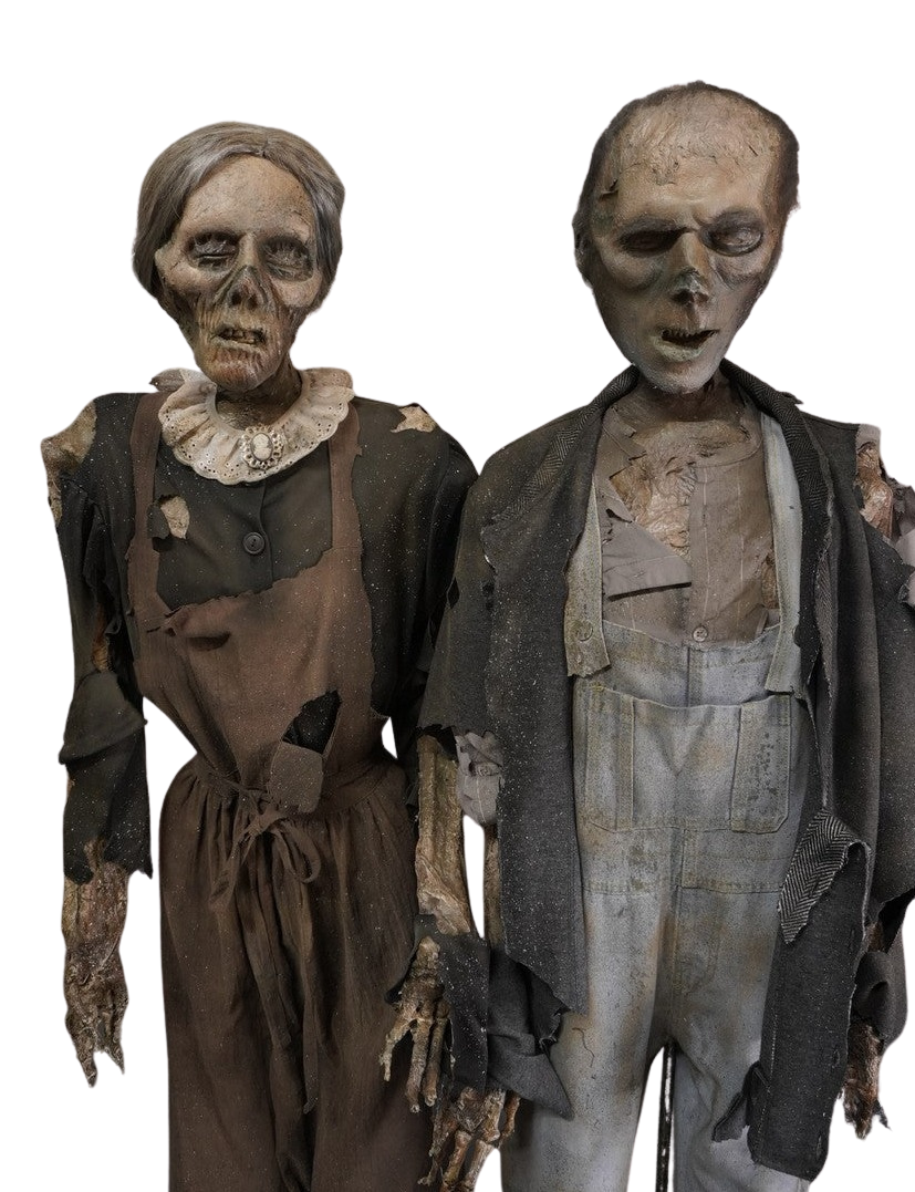 American Gothic Farmer Mummy Couple