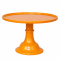 Large Orange Pedestal Melamine Cake Stand