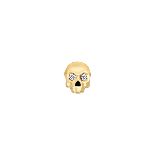 14K Skull Stud