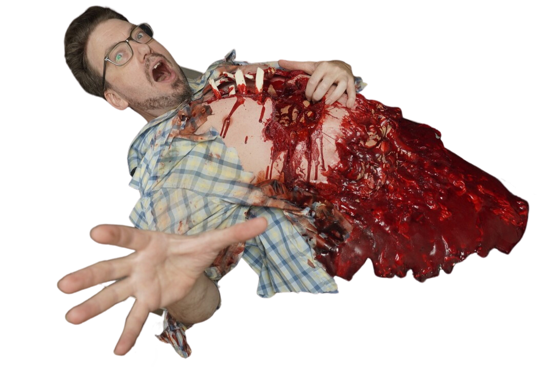 Actor Rigged Olly Torso with Exposed Ribs and Guts