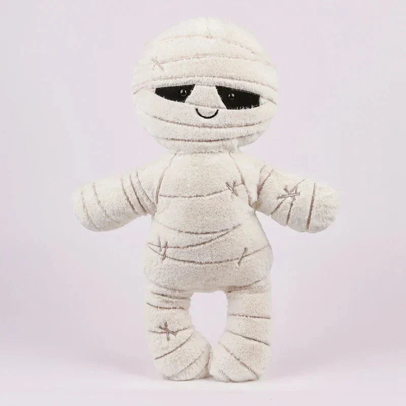 Chilling Skeleton and Mysterious Mummy Halloween Plush Toys