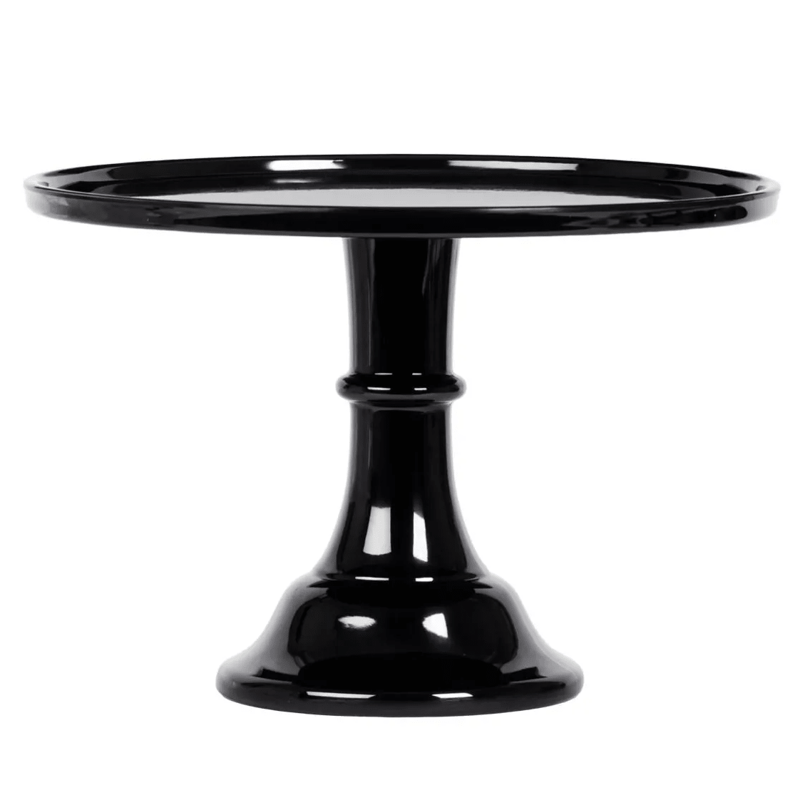 Large Ink Black Melamine Cake Stand